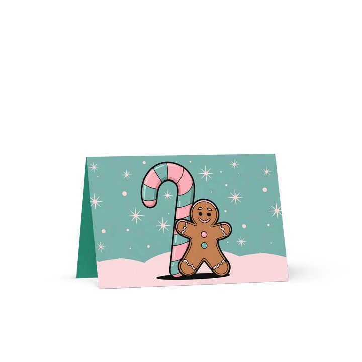 Festive Candy Cane & Gingerbread Holiday Collection Greetings product image (1)