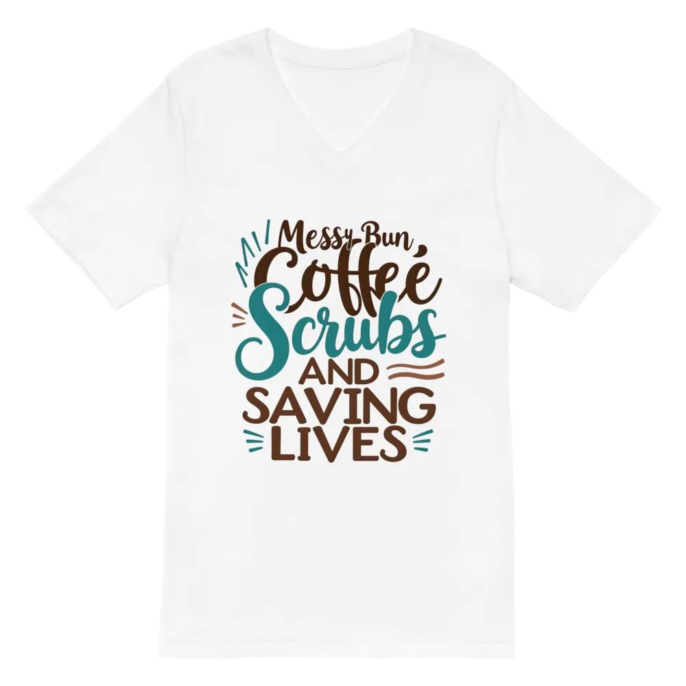 Saving Lives V-Neck Tee product image (2)