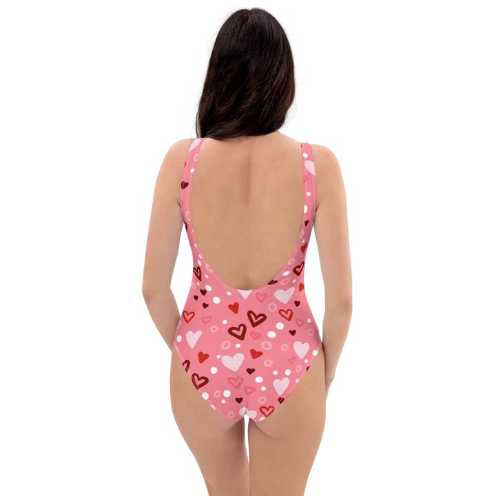 Heart Print Swimsuit product image (1)