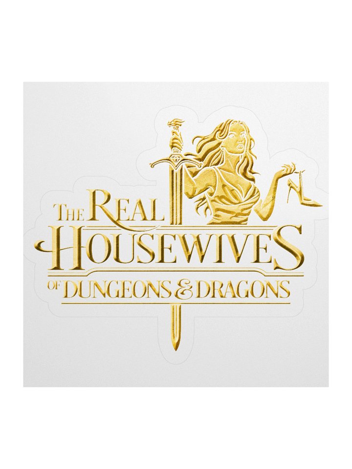 RHODND Gold Logo Sticker - Large product image (1)