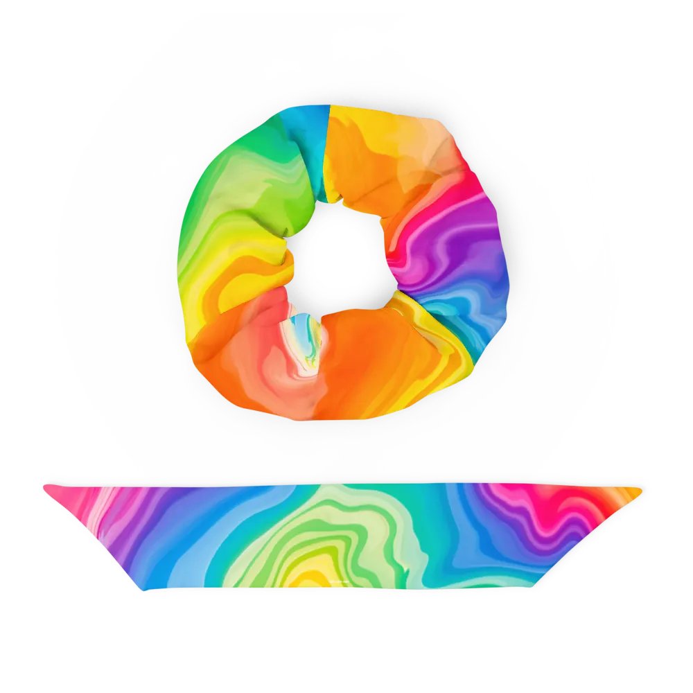 Rainbow Swirl All-Over Scrunchie product image (10)