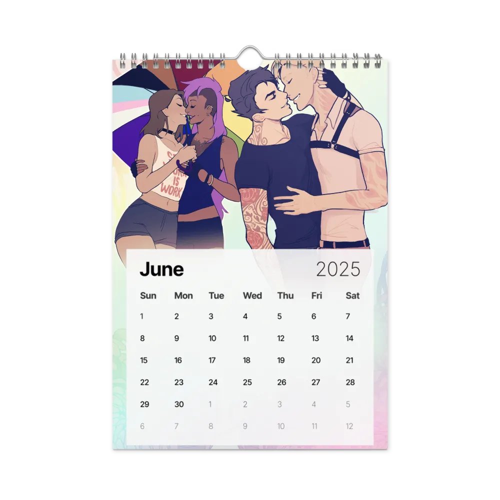 2025 Familiar Pinup Wall Calendar product image (6)