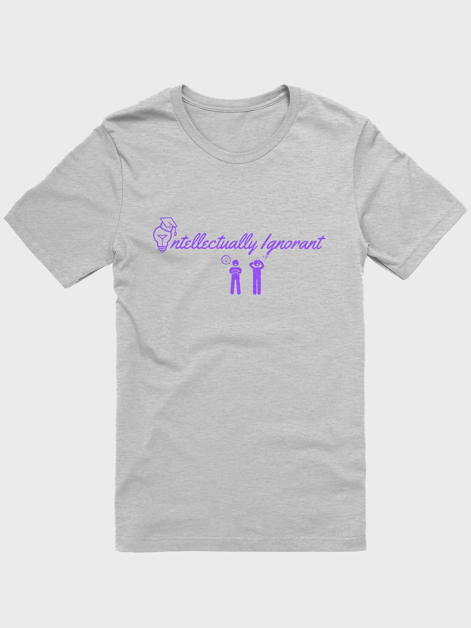 Intellectually Ignorant ( Purple Logo) Tee Shirt product image (9)