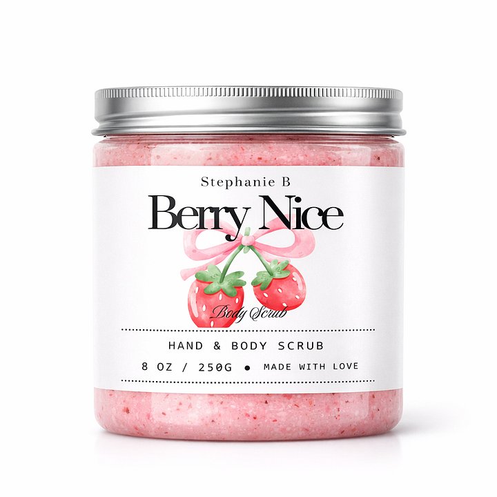 'Berry Nice' Body Scrub product image (1)