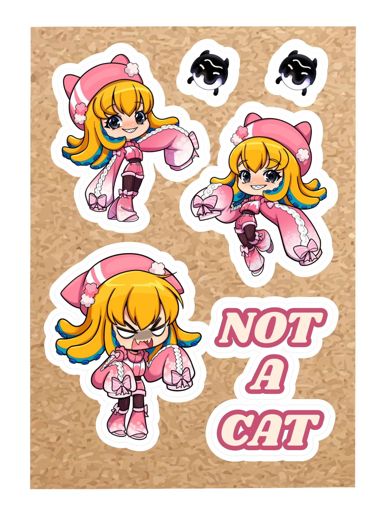 NOT A CAT - Sticker Sheet product image (3)