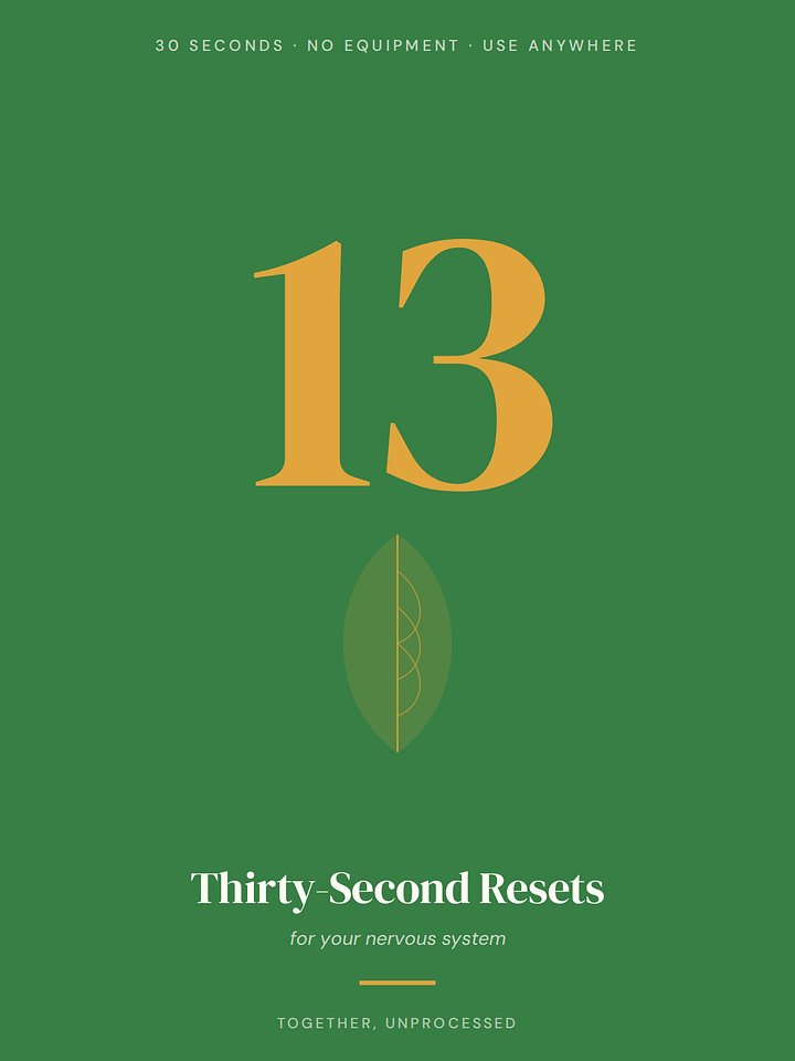 13 Thirty-Second Resets product image (1)