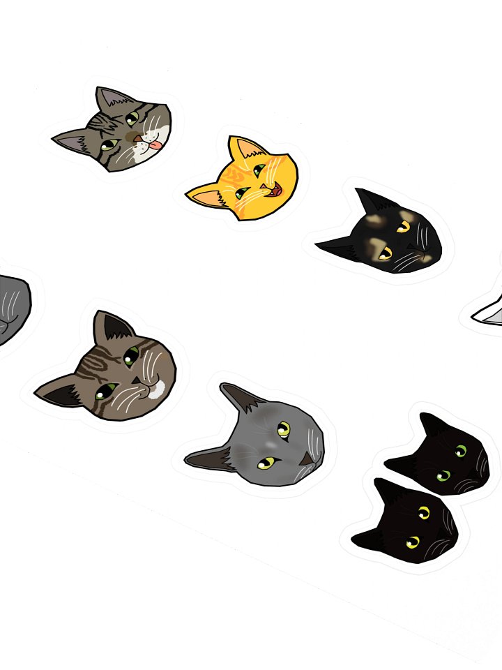 Whiskered Whimsy Sticker Ensemble product image (2)