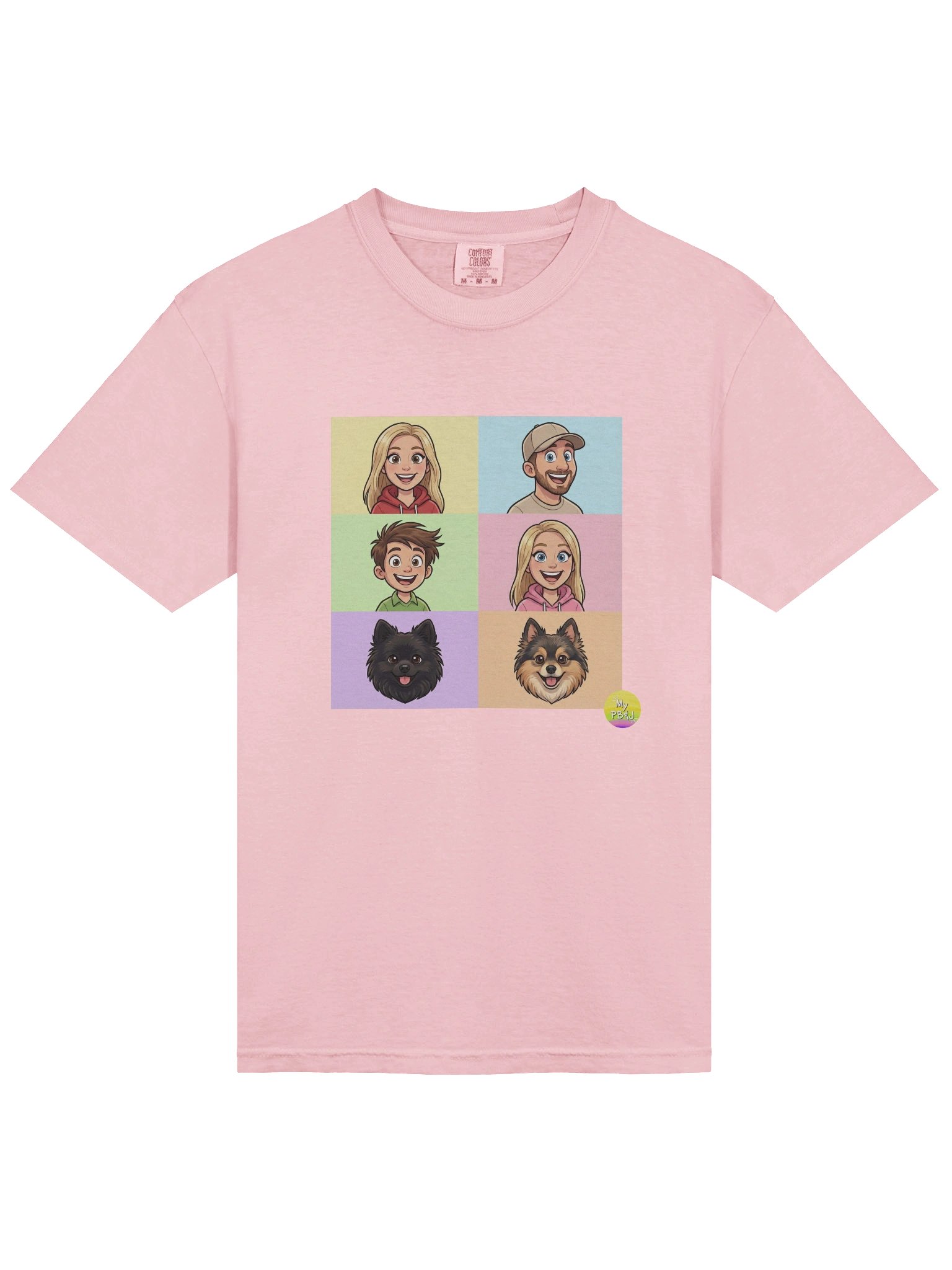 Squares My PB&J Adult Tshirt product image (33)