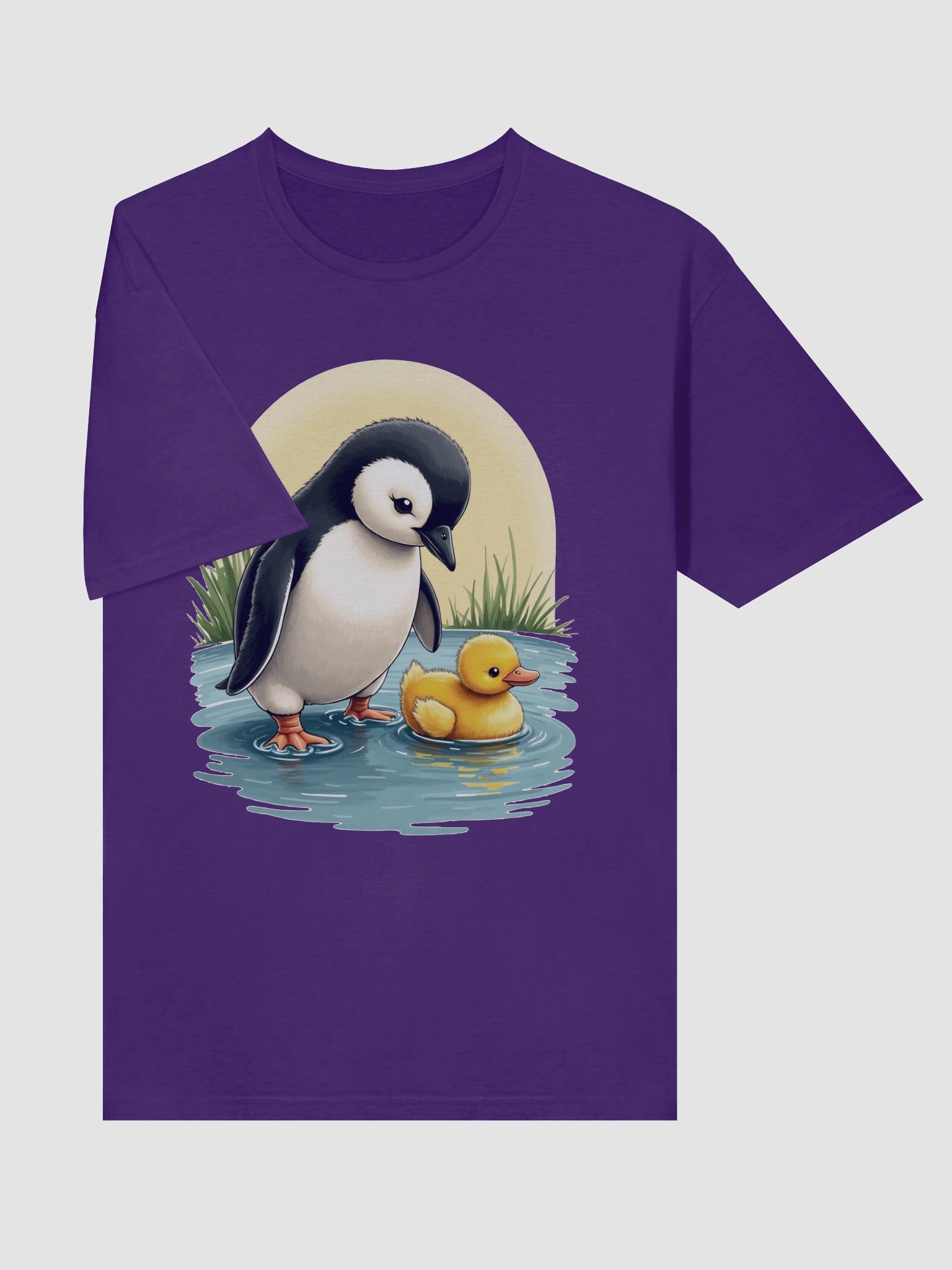 Penguin and Duckling Friendship T-Shirt product image (39)