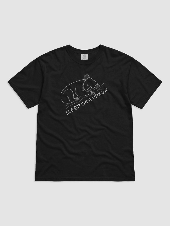 Sleep Champion – Cozy Koala Nature Tee - Large image design product image (2)