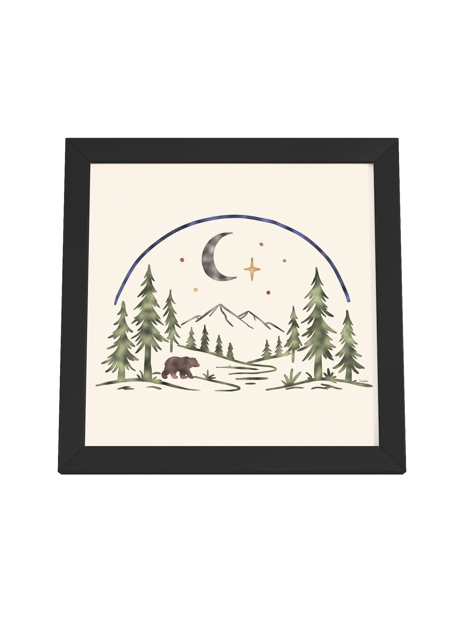 Moonlit Wilds Framed Poster product image (4)