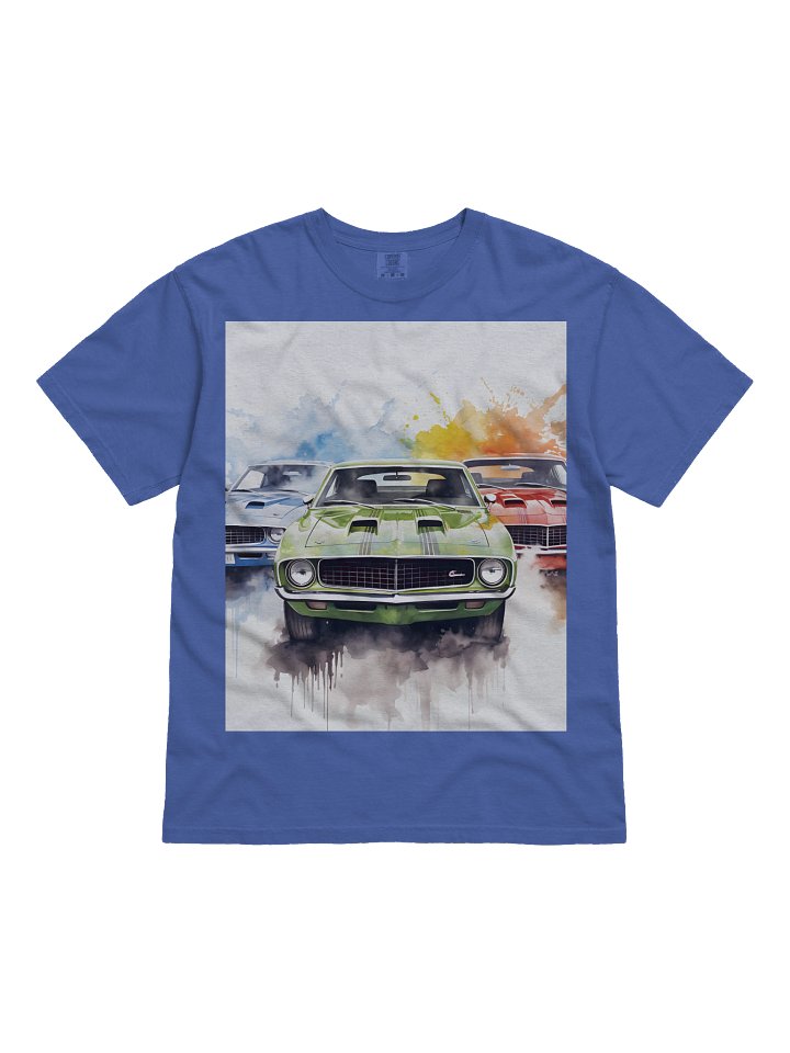 Vintage Muscle Cars Watercolor T-Shirt product image (1)