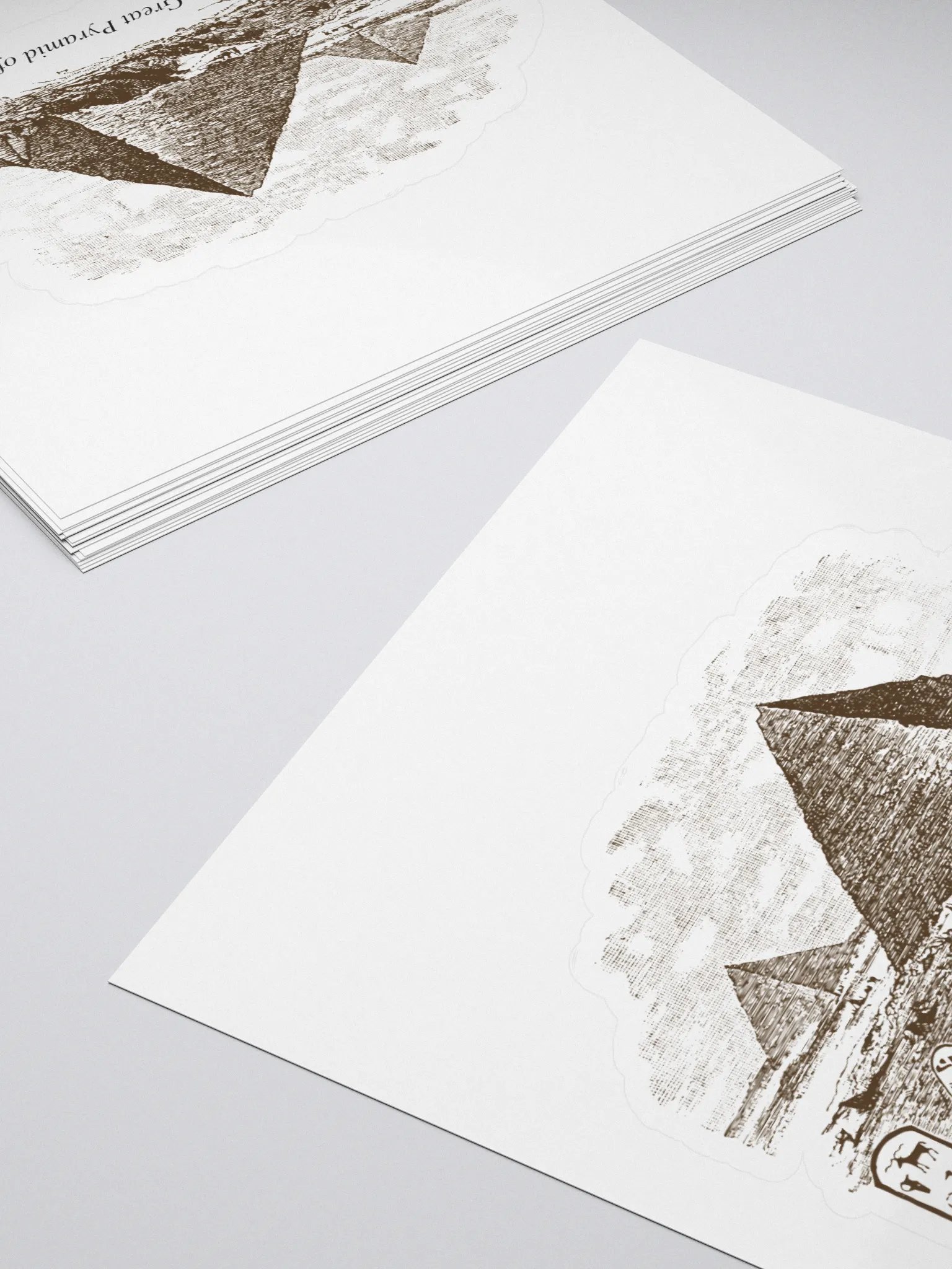 Great Pyramid of Giza - Scientific Illustration Stickers product image (4)