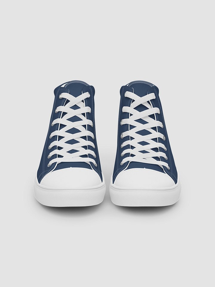 Women’s high top canvas shoes - Dark Blue product image (2)