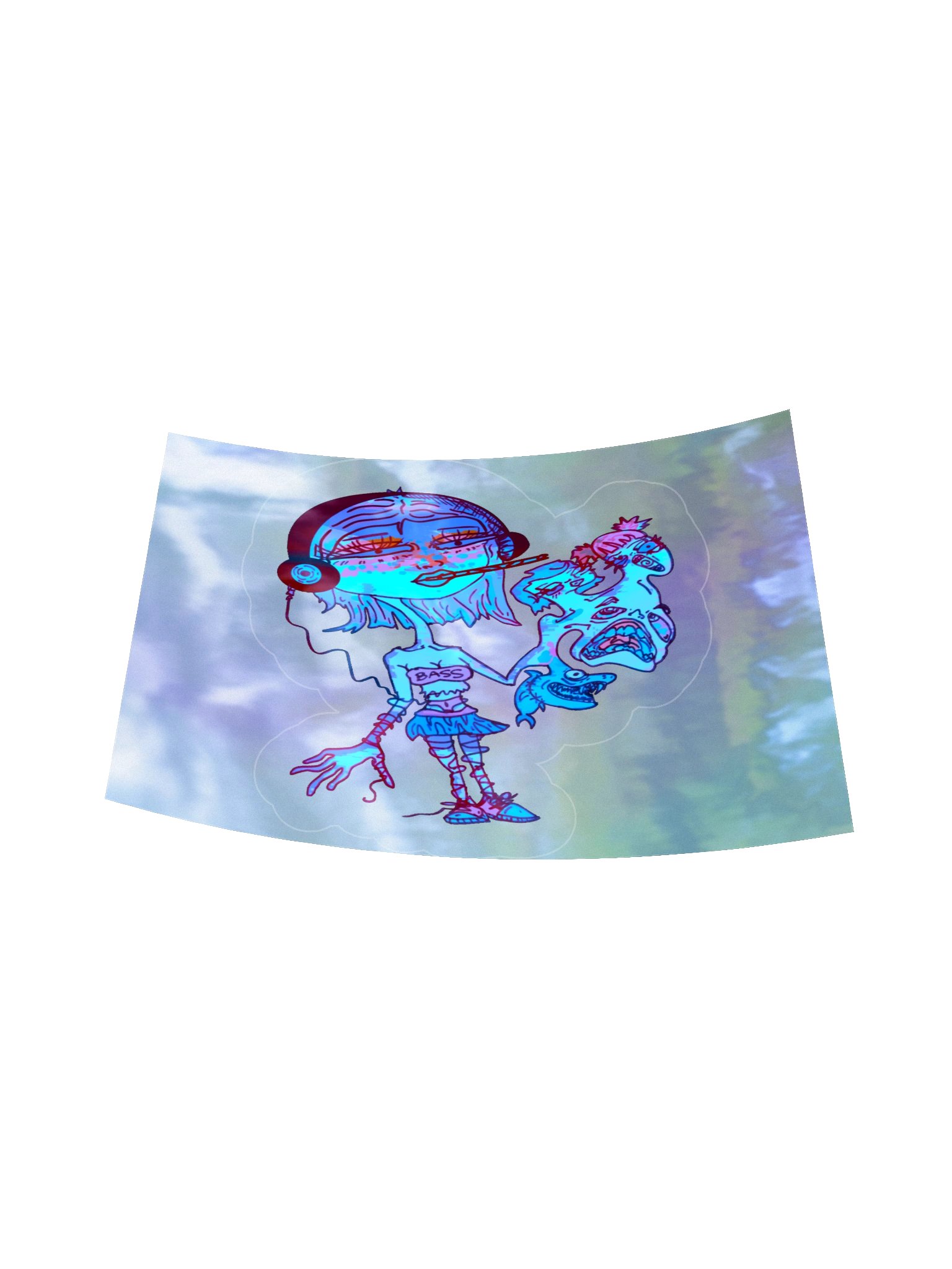 BASS BABE Holo Sticker product image (17)