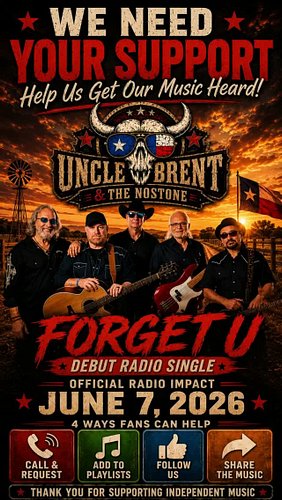 📻🎸 HELP US SPREAD THE WORD! 🎸📻

Our debut radio single “Forget U” is now making its way to radio stations across Texas and be...