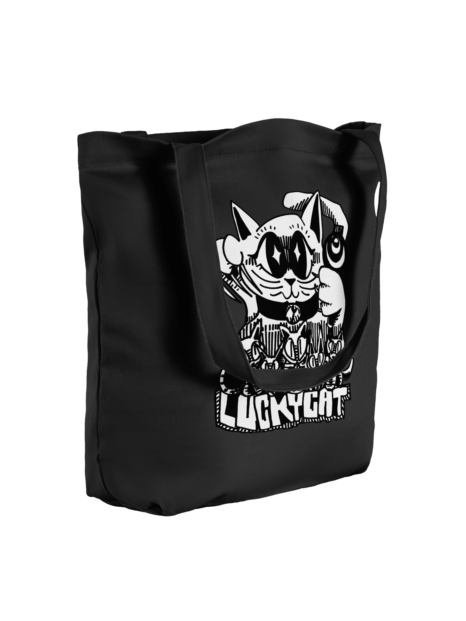 lucky cat tote bag product image (4)