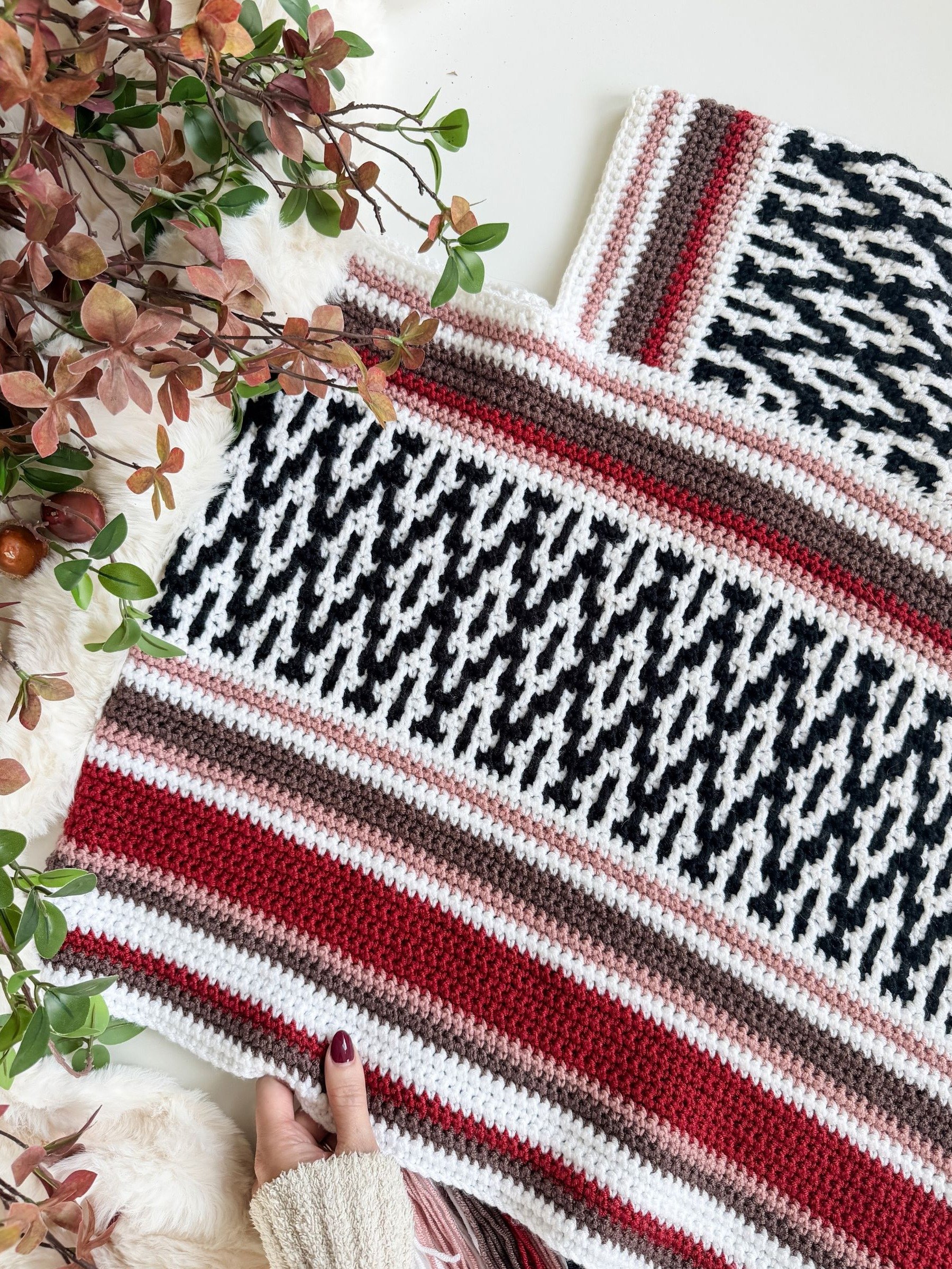 Painted Desert Poncho Crochet Pattern product image (6)