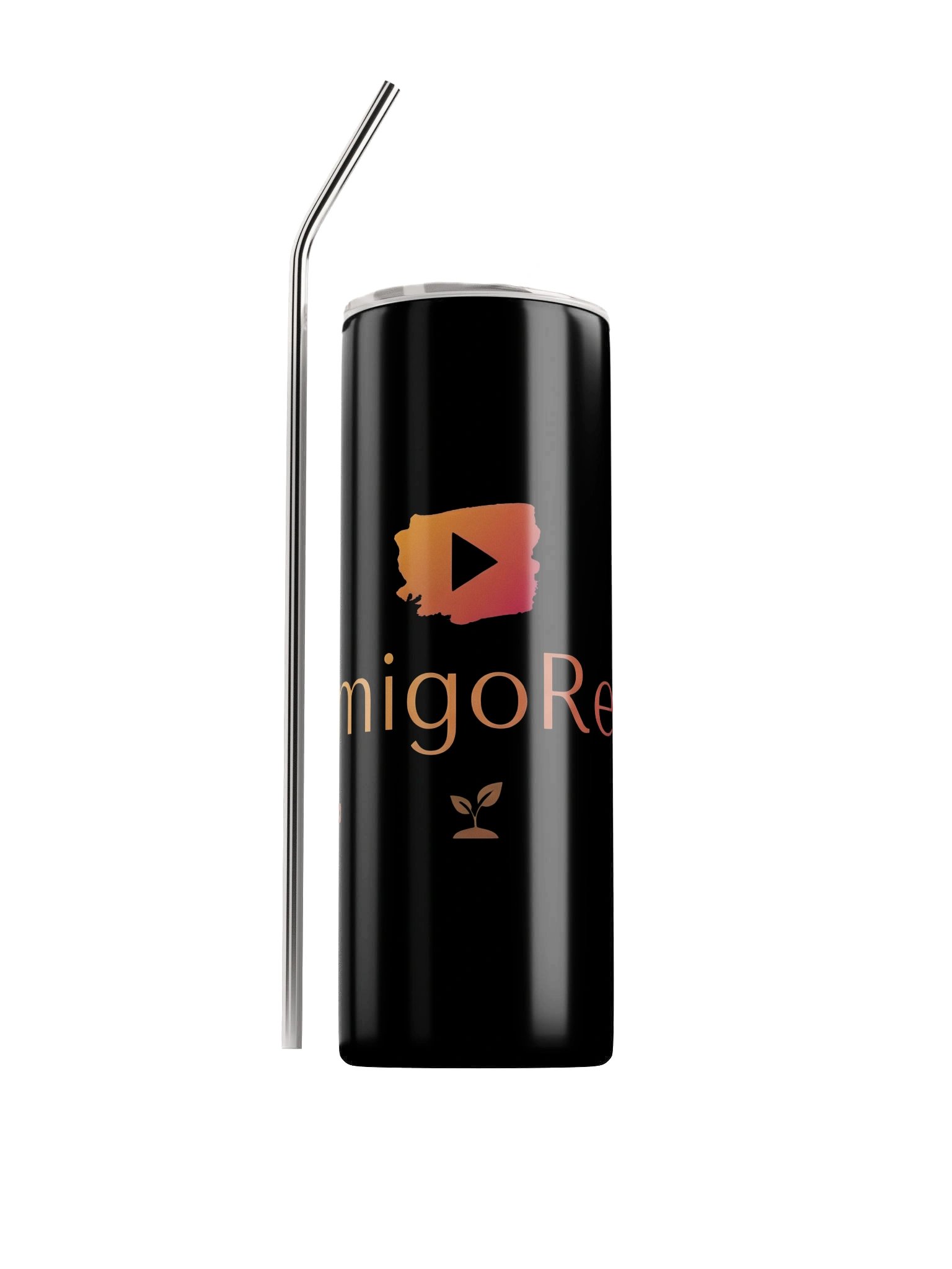 AmigoReal Thermo-Isolierbecher mit Strohhalm 600ml product image (1)