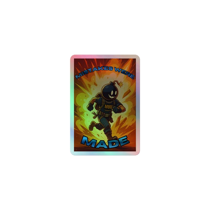 mistakes were made sticker product image (1)