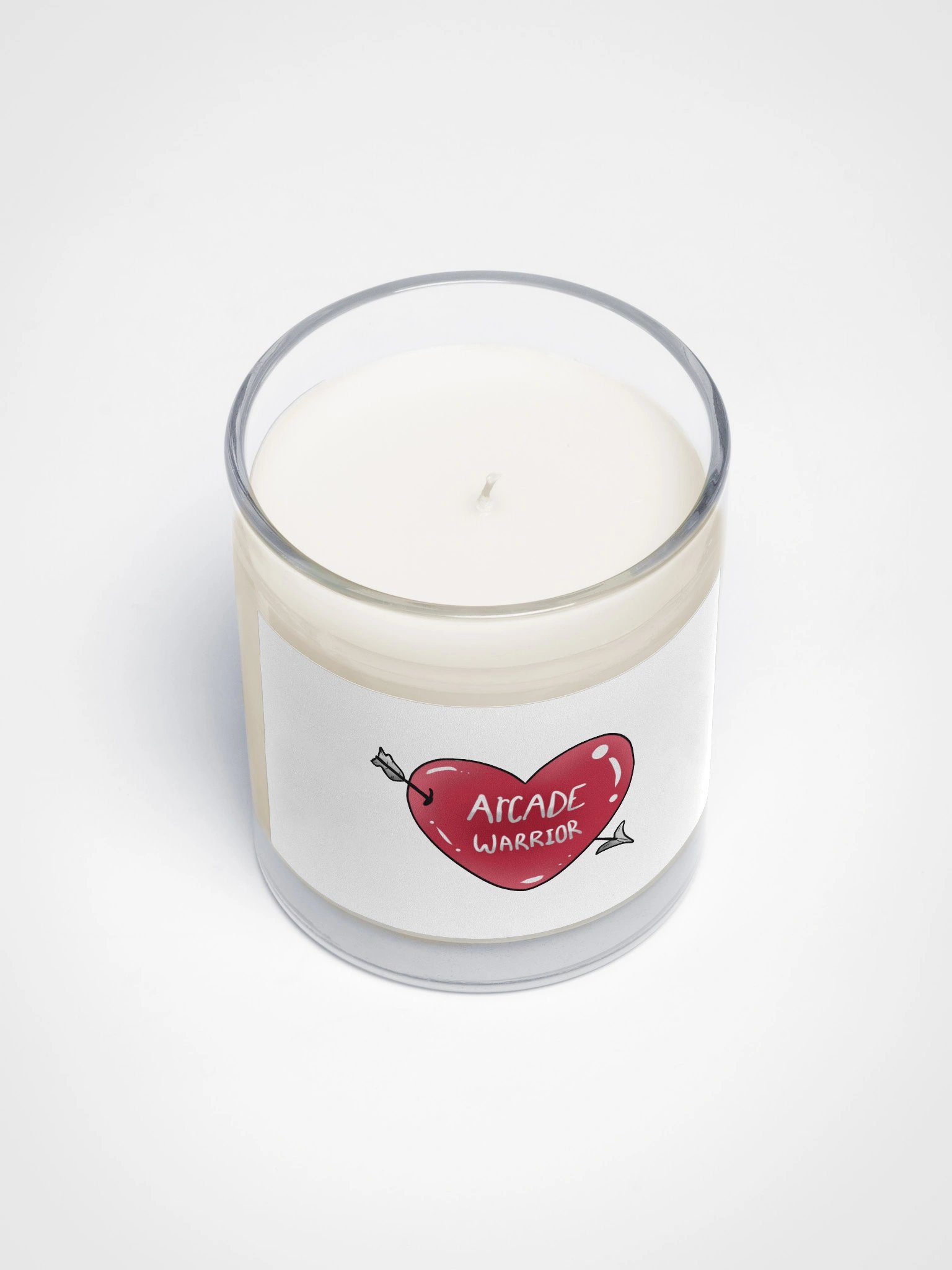Arcade Warrior Valentine's Heart Candle product image (3)
