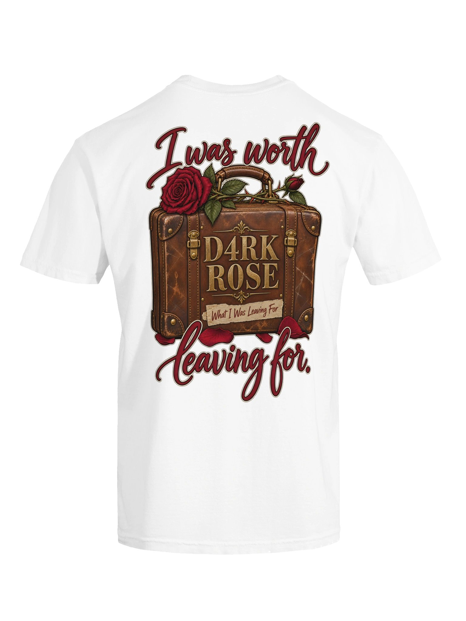 D4RK R0SE What I Was Leaving For Heavyweight T-Shirt product image (7)