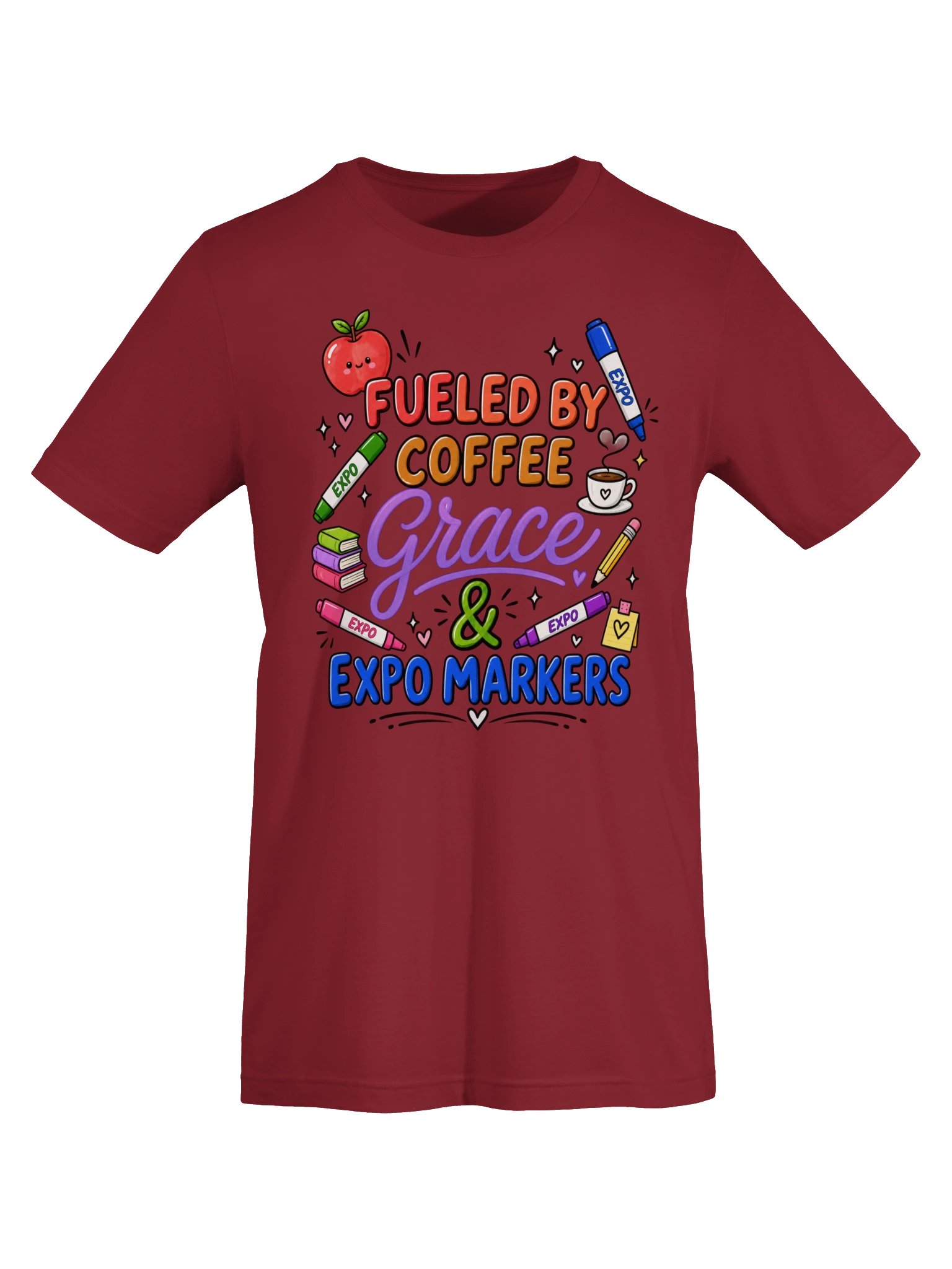 Fueled by Coffee, Grace & Expo Markers Tee product image (5)
