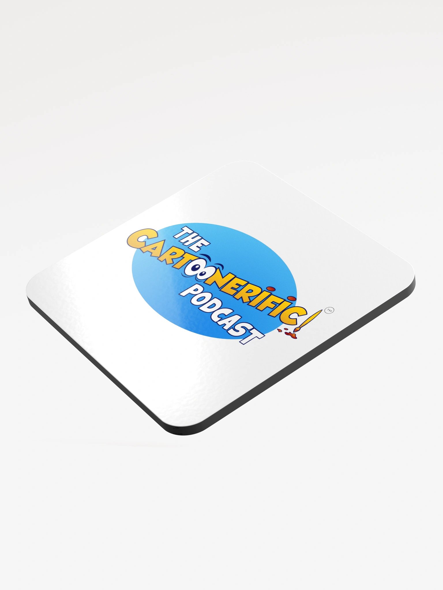 The Cartoonerific Podcast Logo Coaster product image (3)