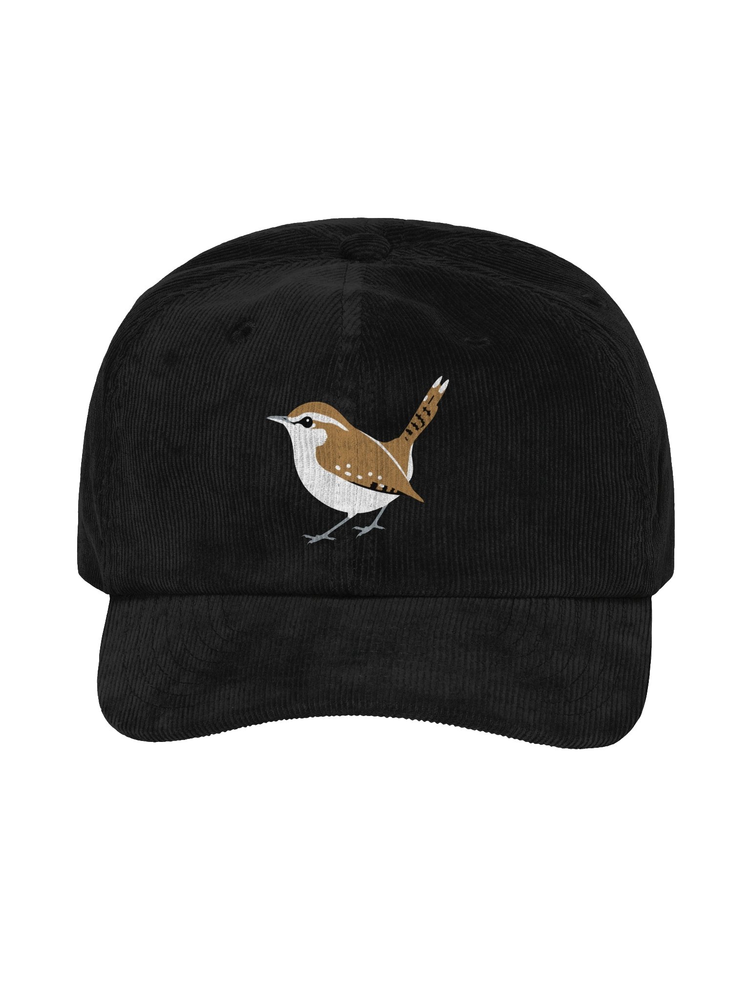 Carolina Wren Embroidered Corduroy Hat | Bird Lover Cap | Nature Gift product image (1)