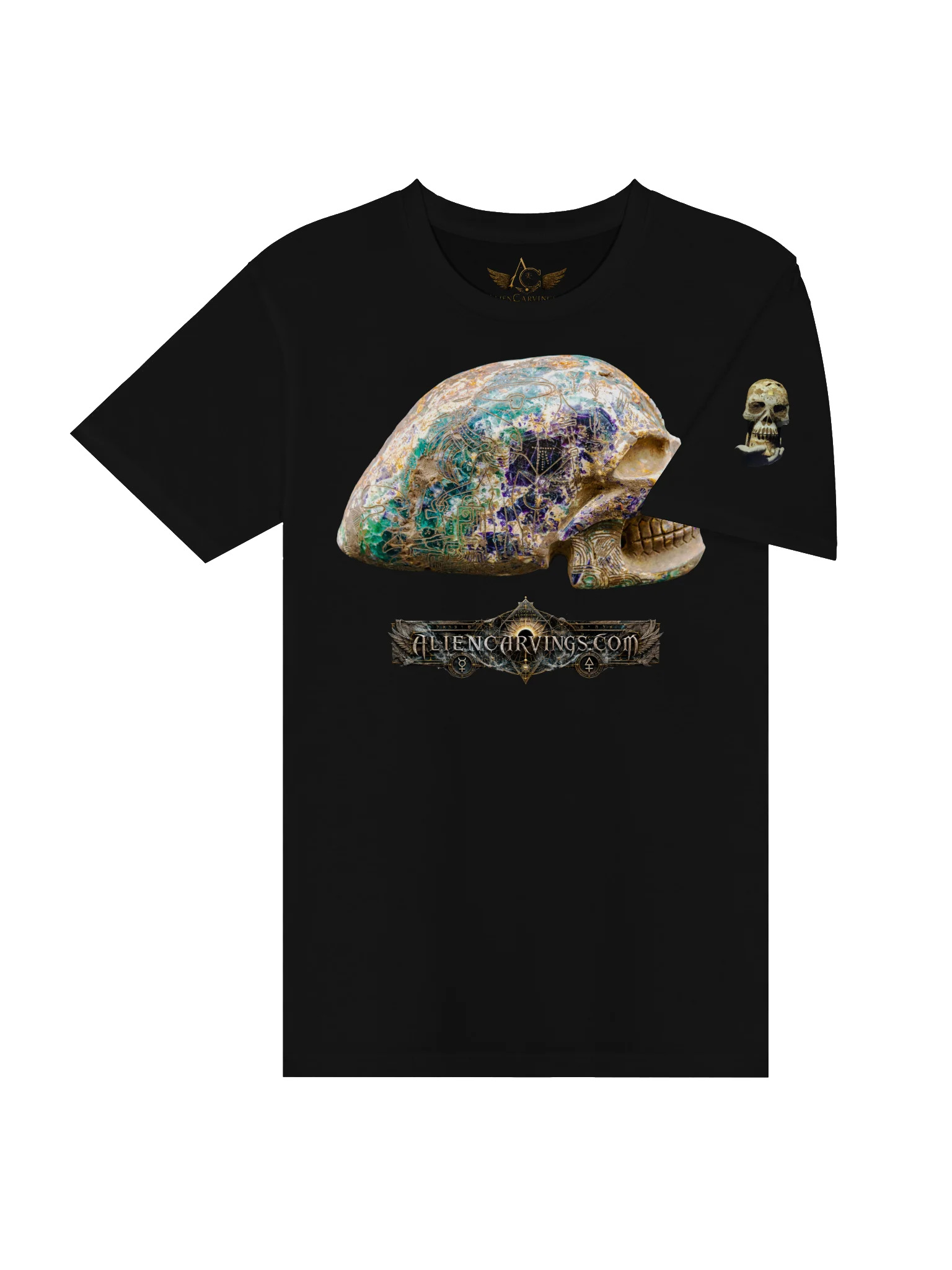 Giant Fluorite Skull Premium T-Shirt product image (4)