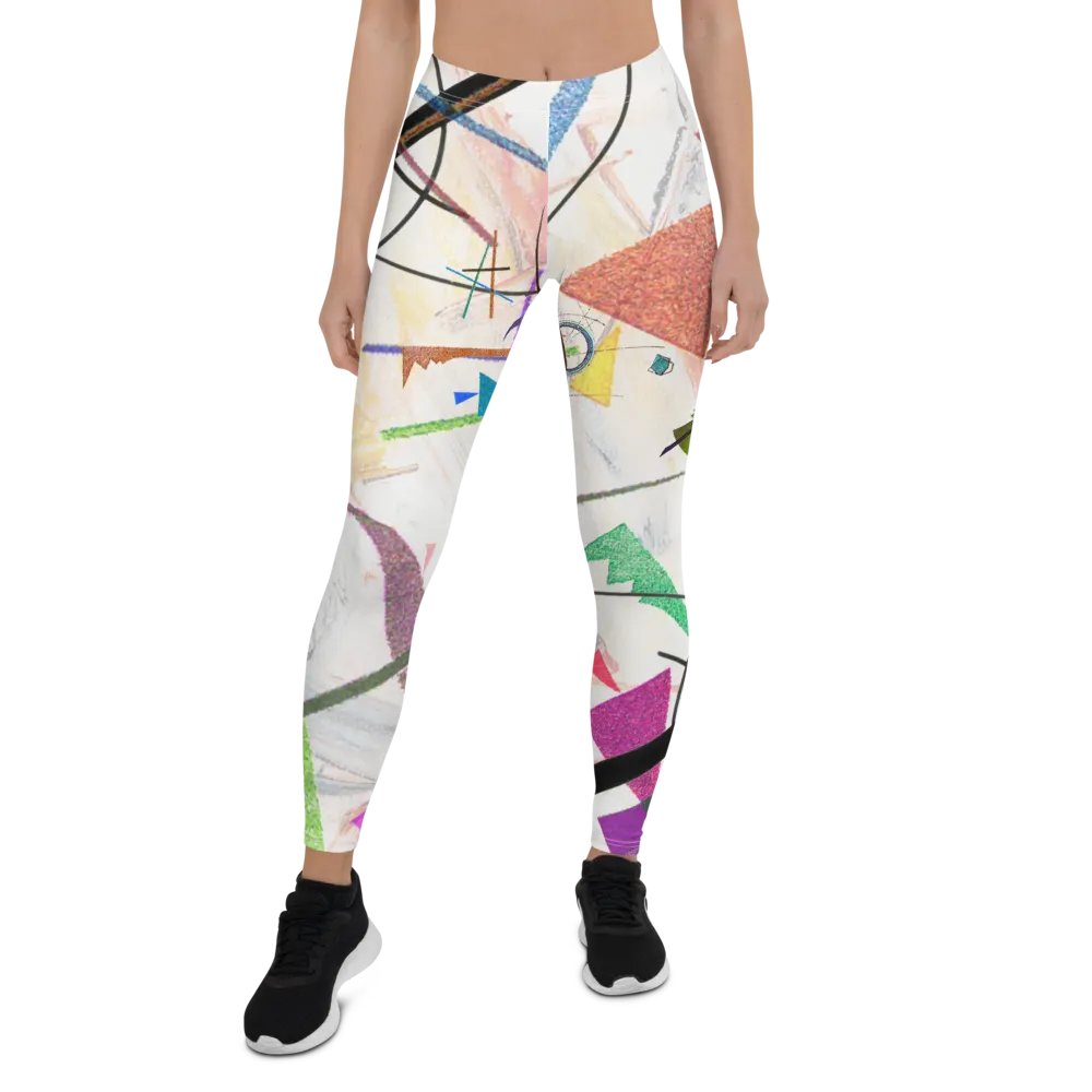 Abstract Lithographic Pattern Design leggings - V2 product image (1)