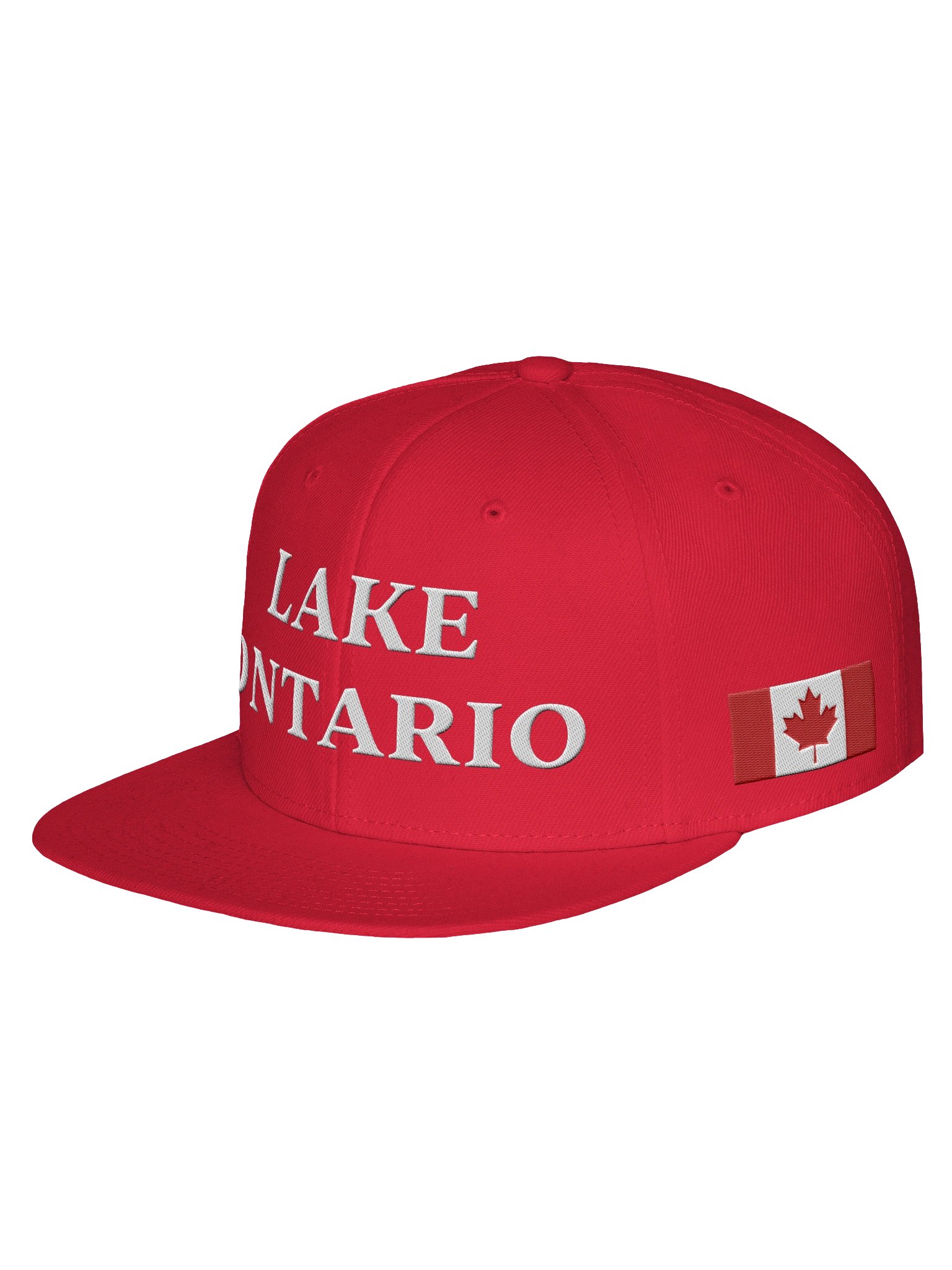 Lake Ontario Hat – Embroidered Canada Flag On The Left, Snapback Cap product image (33)