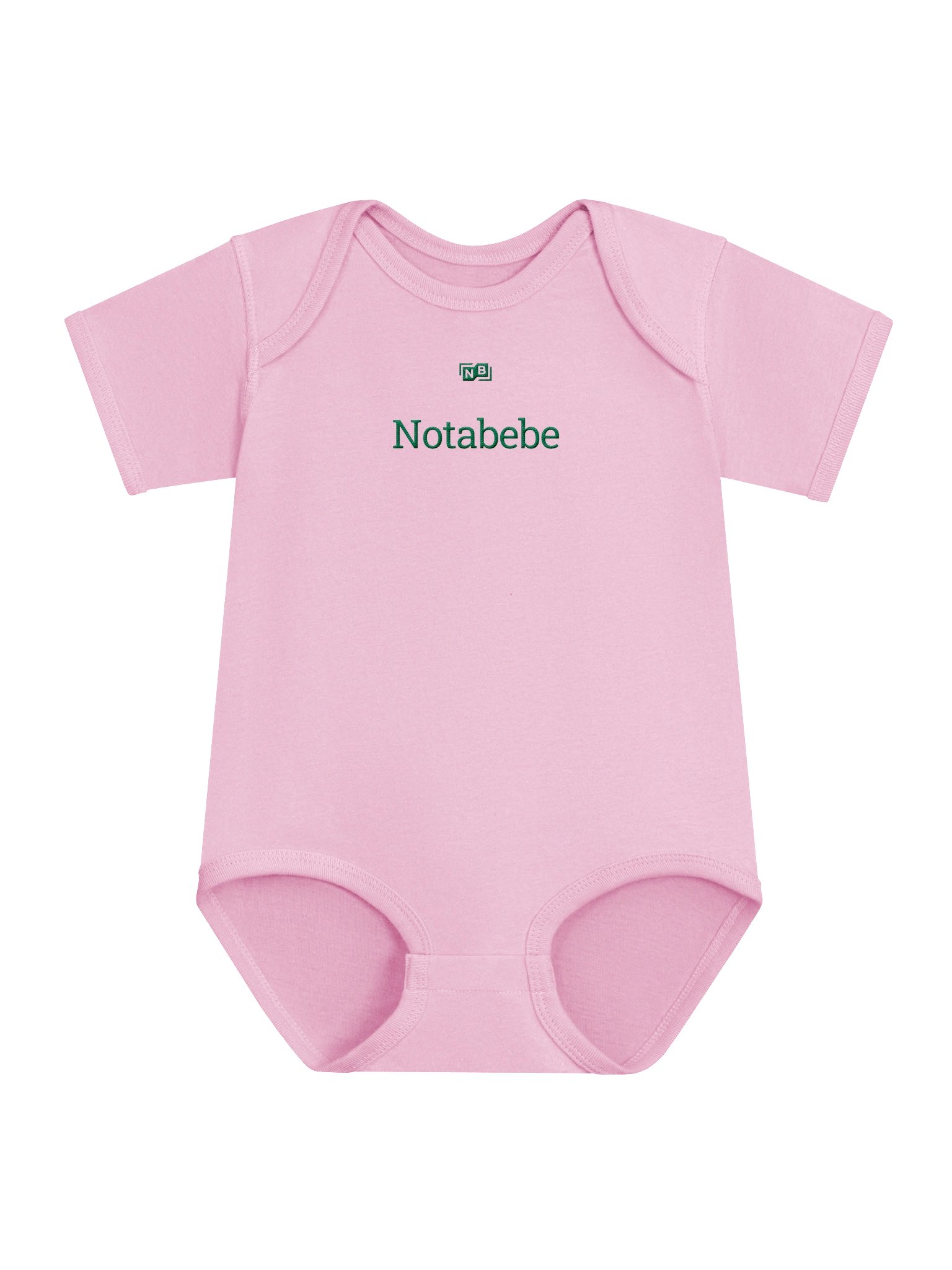 Notabebe Green Logo Baby Bodysuit product image (2)