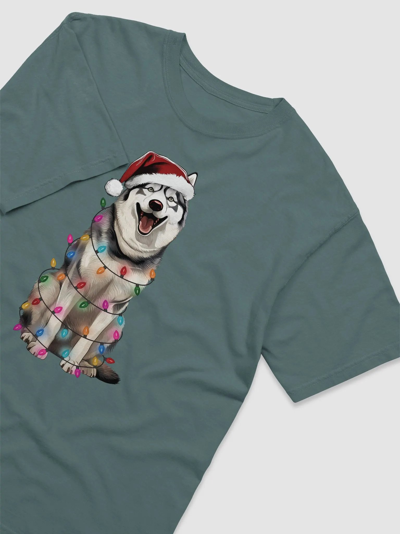 Funny Siberian Husky Christmas T-Shirt for Husky Paw-rents product image (6)