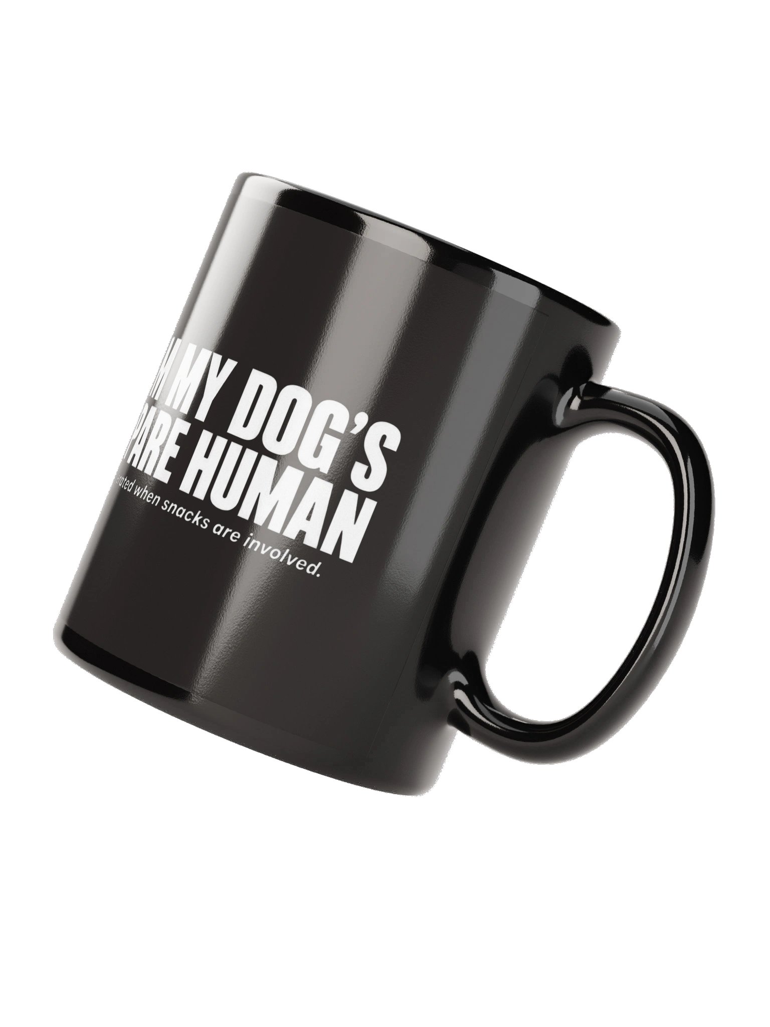 Funny Dog Lover Mug – I’m My Dog’s Spare Human Black Coffee Mug | Dog Lover Gift product image (8)