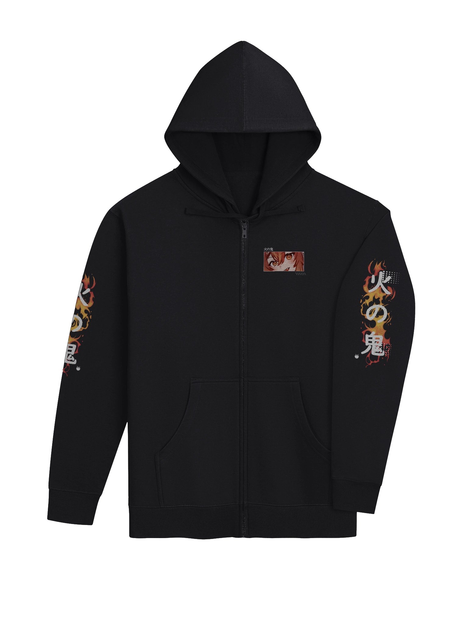 Fire Oni - Zip Hoodie product image (4)