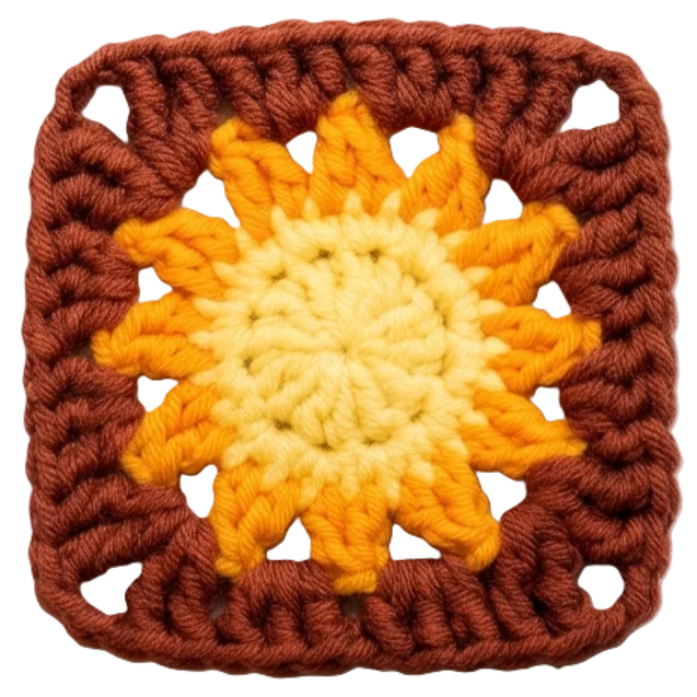 Easy Sun Granny Square product image (1)