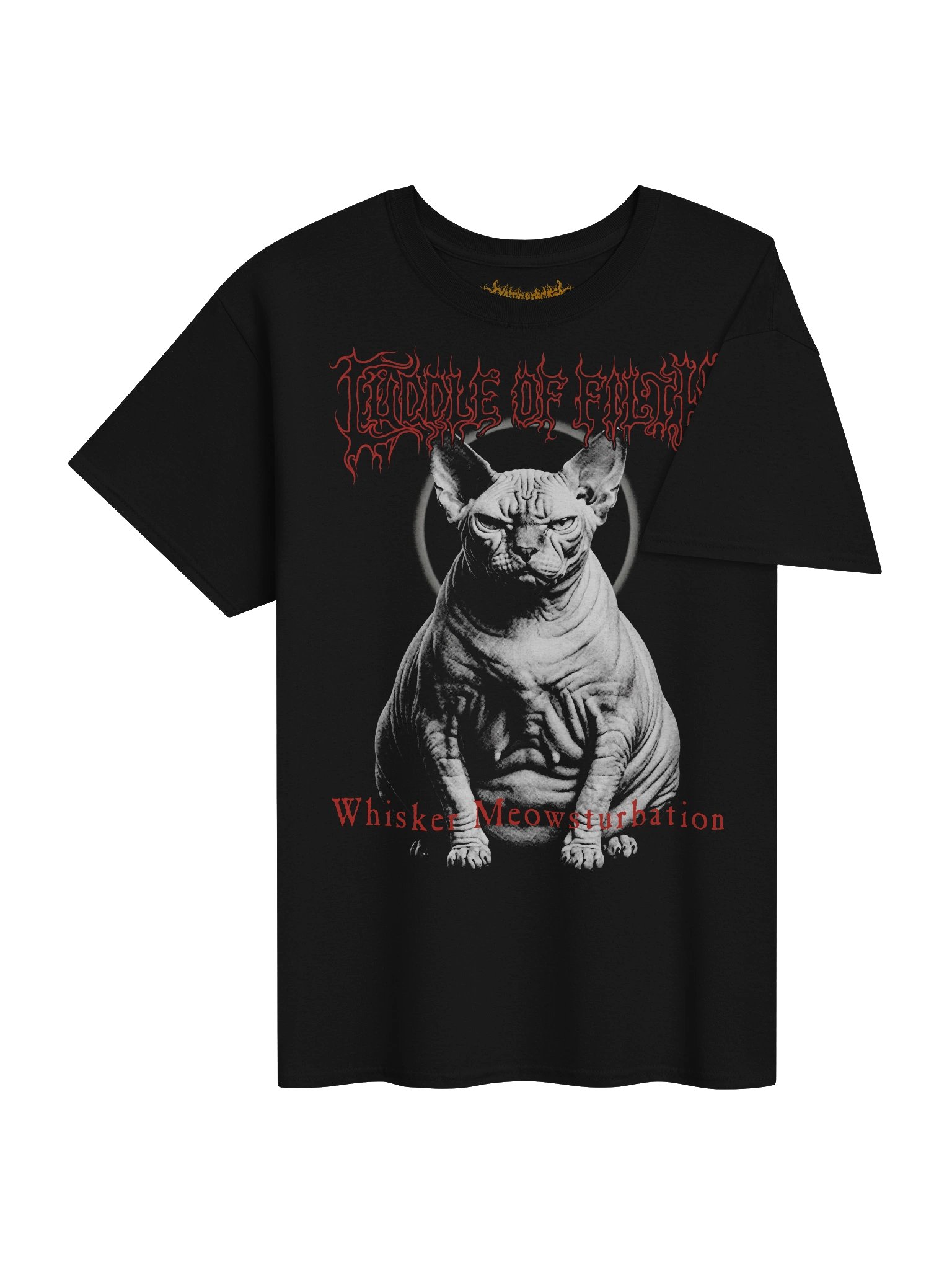CUDDLE OF FILTH — JESUS IS A CAT TEE product image (4)