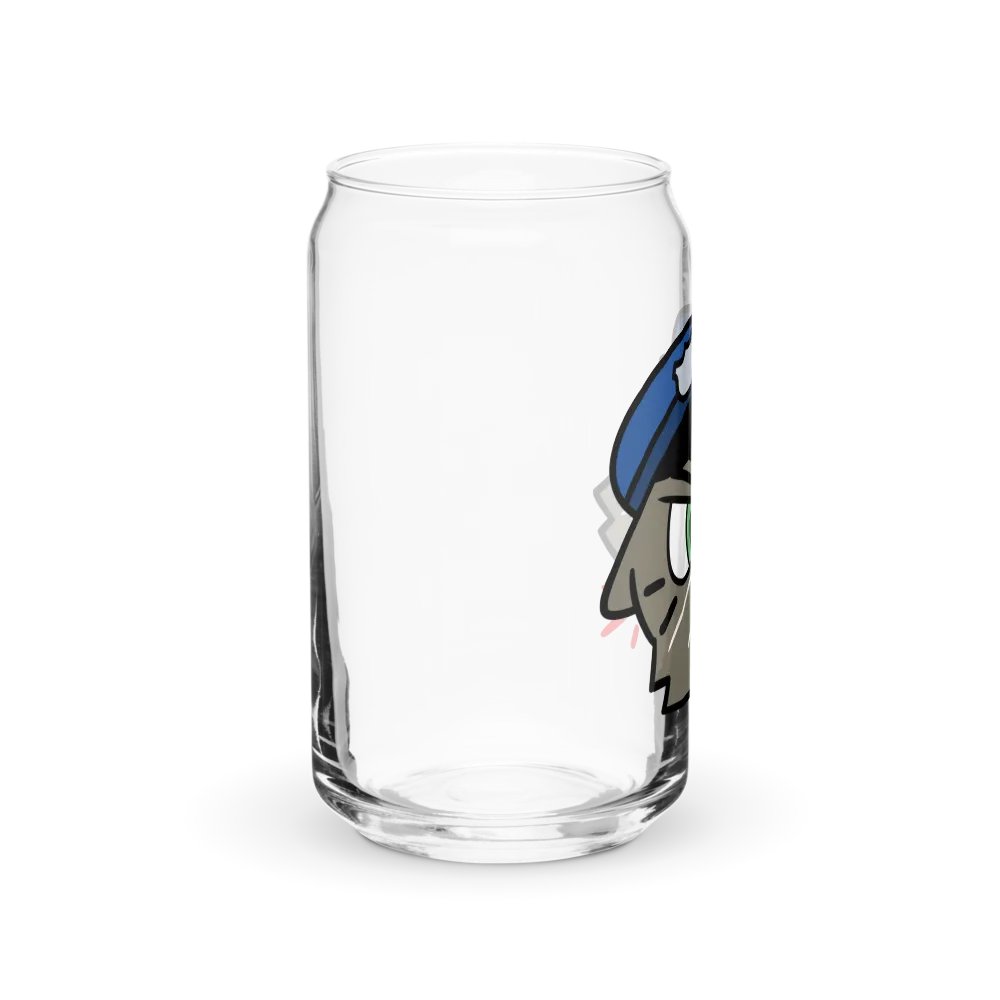 Officer Kitty Cat Can-Shaped Glass product image (40)