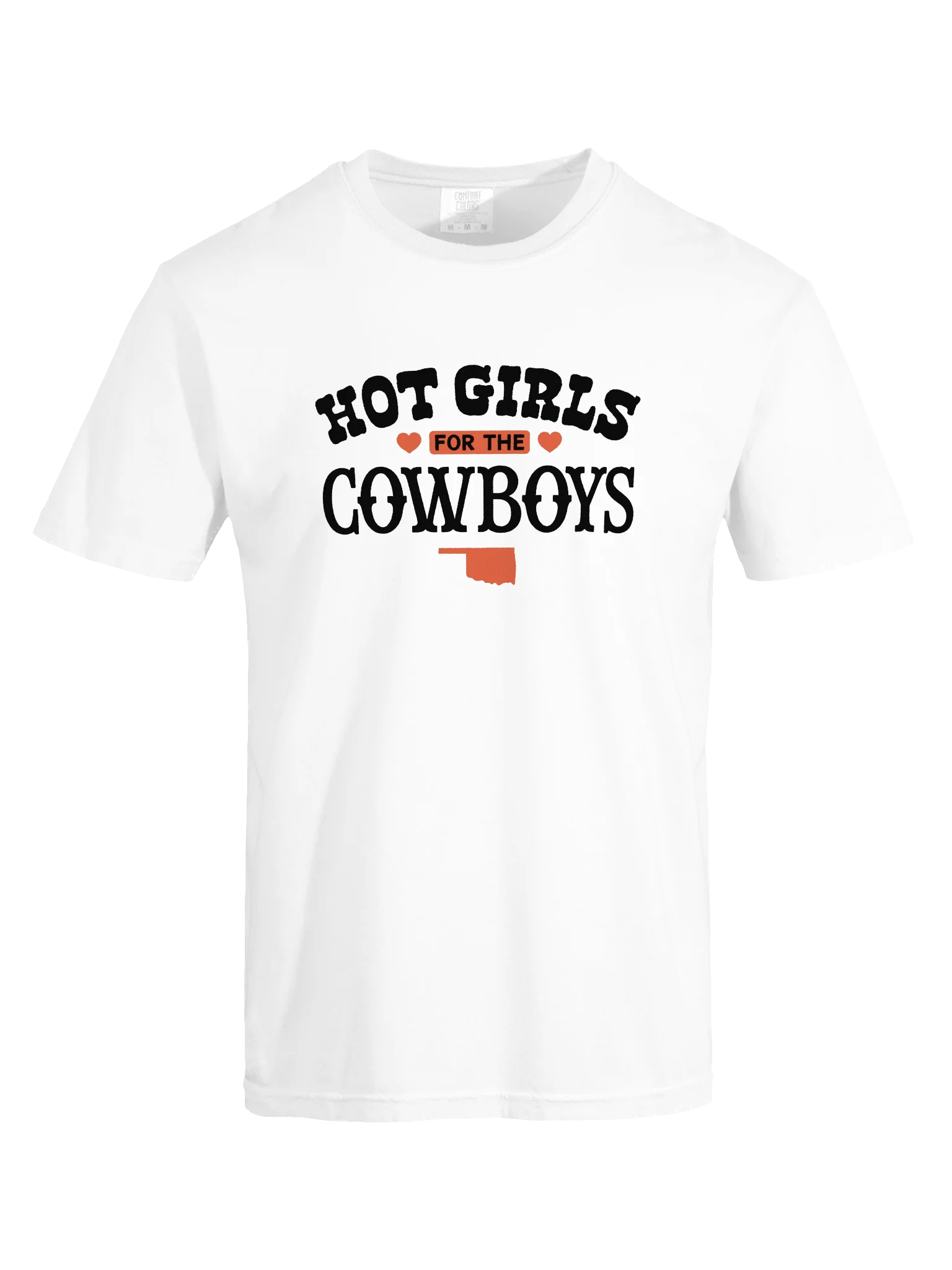 Hot Girls for the Cowboys Tee White product image (5)
