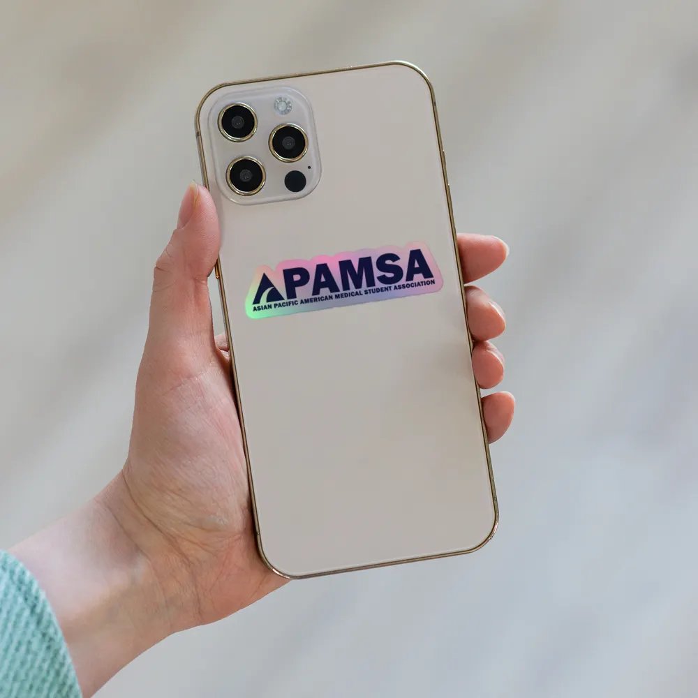 Holographic Long Logo Sticker product image (8)