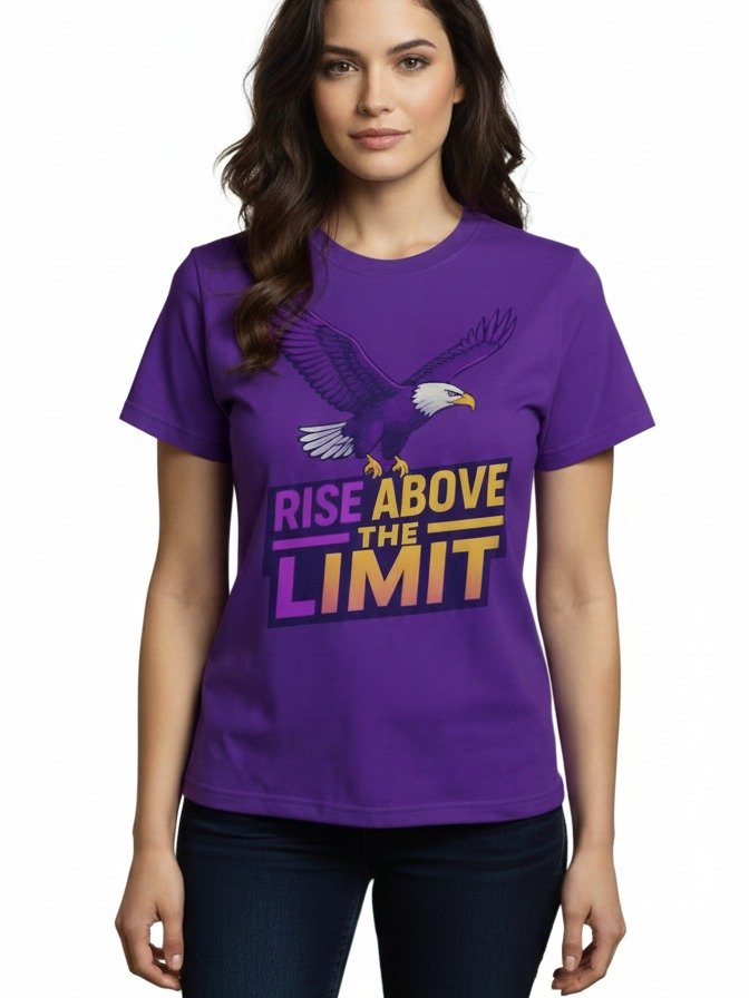 Rise Above Eagle Graphic Tee product image (1)