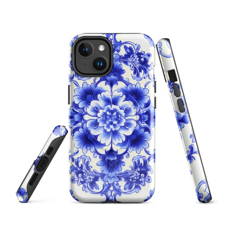 Blue and White Chinese Porcelain Pattern MagSafe® Tough Case for iPhone® product image (1)