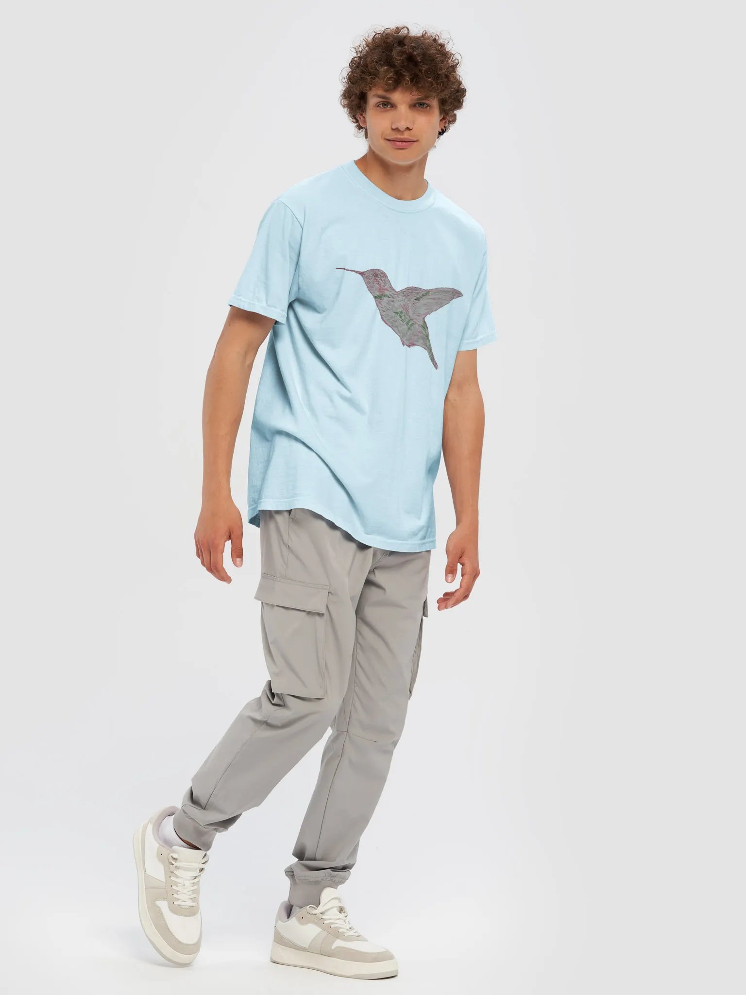 Hand-Drawn Hummingbird T-Shirt product image (7)
