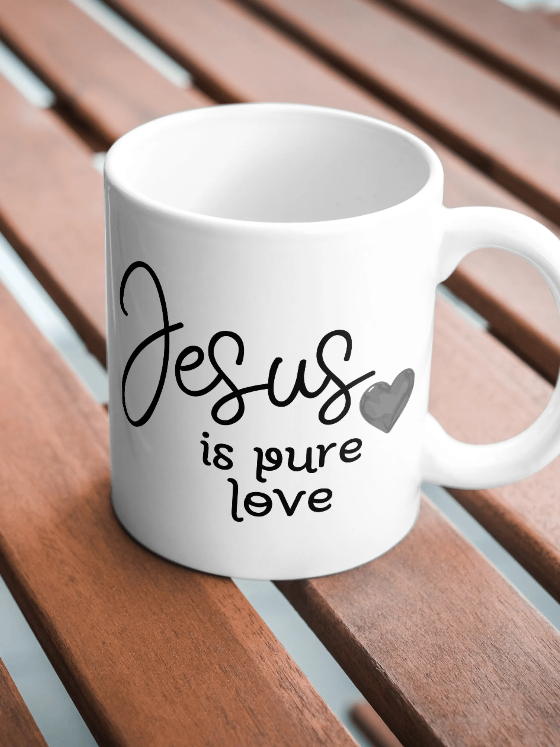 Jesus Is Pure Love Mug product image (1)