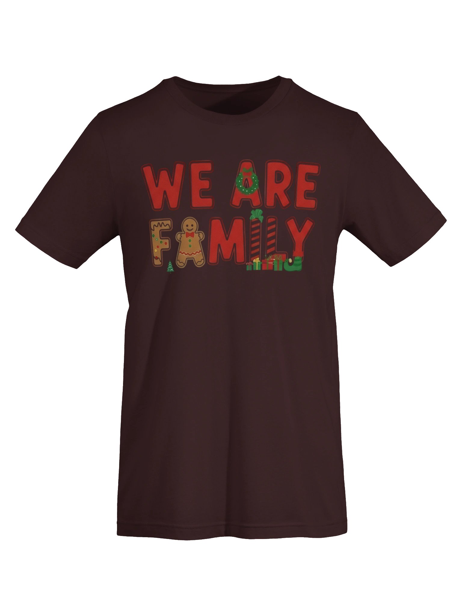 We Are Family Christmas T-Shirt – Gingerbread Holiday Family Shirt, Matching Xmas Tee, Funny Festive Graphic Shirt product image (7)