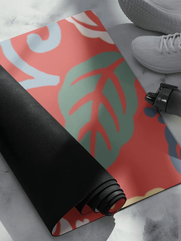 Japanese Vintage Floral Yoga Mat product image (2)