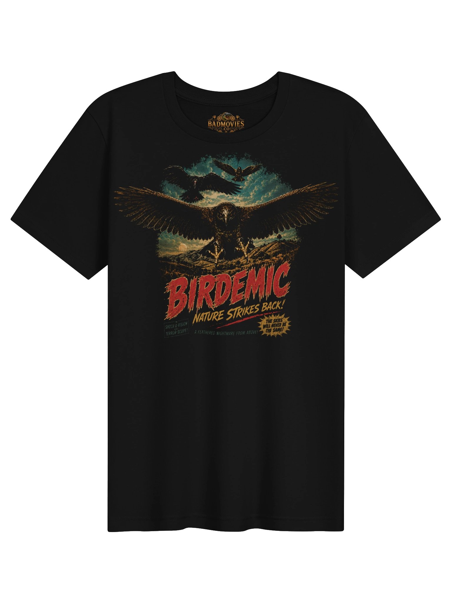 Birdemic: Nature Strikes Back! Vintage Horror T-Shirt product image (1)