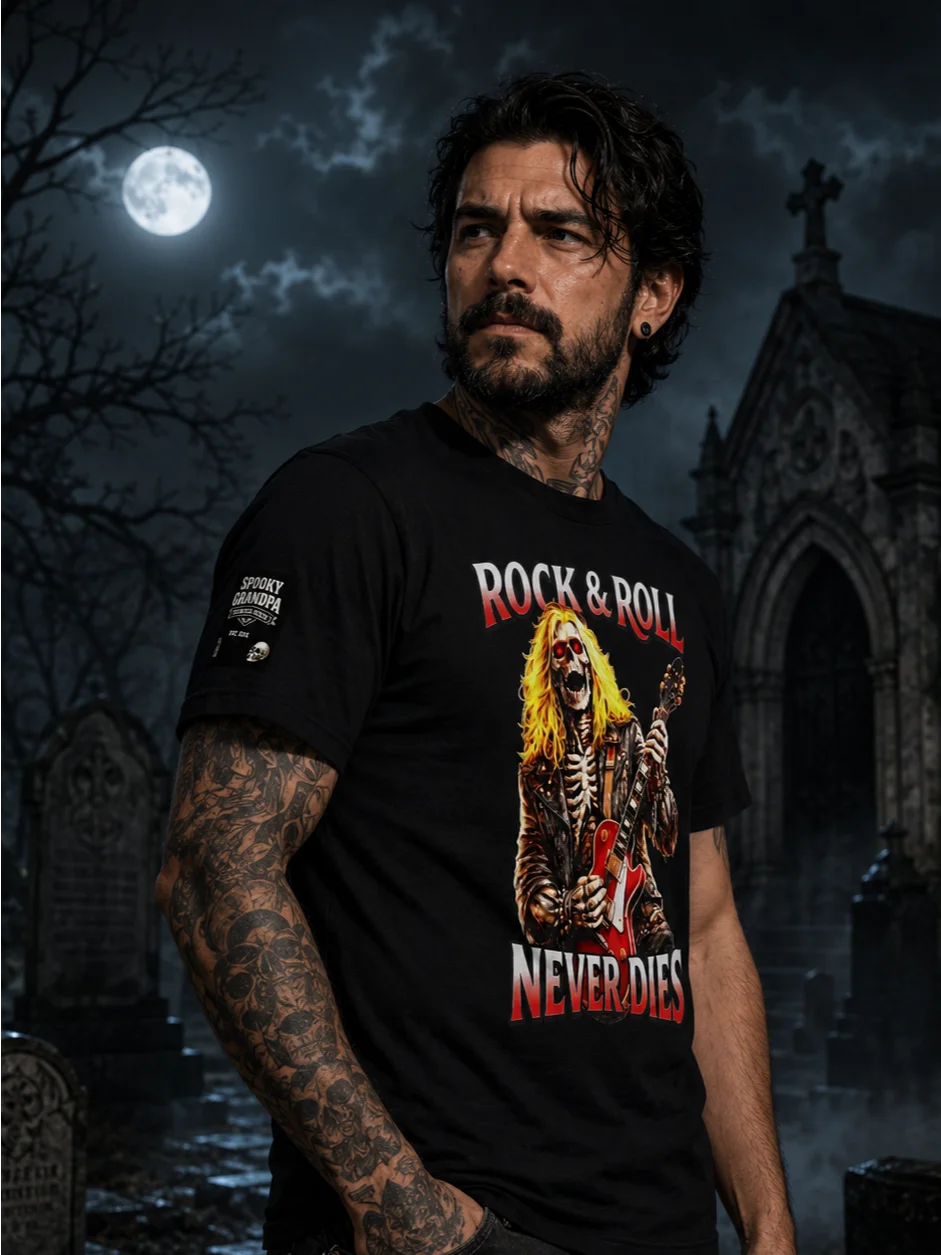 Rock & Roll Never Dies – Eternal Riff Edition – Men's Tee product image (8)