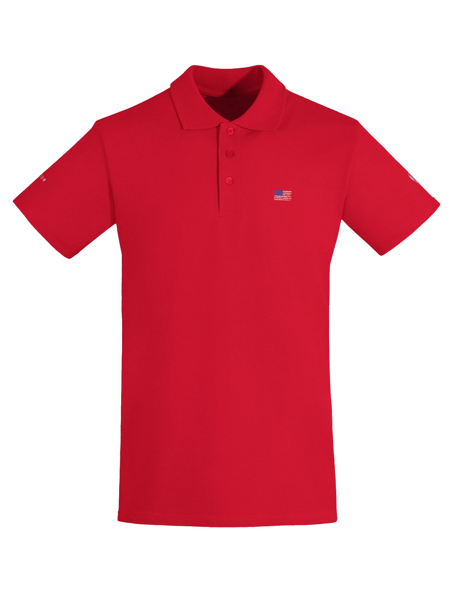 Low Key Freedom Polo American Flag product image (5)